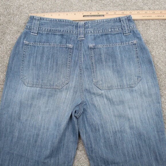 Christopher & Banks Capri Jeans Womens 4 Blue Multi-Pocket w/ 22" inseam - Picture 6 of 10